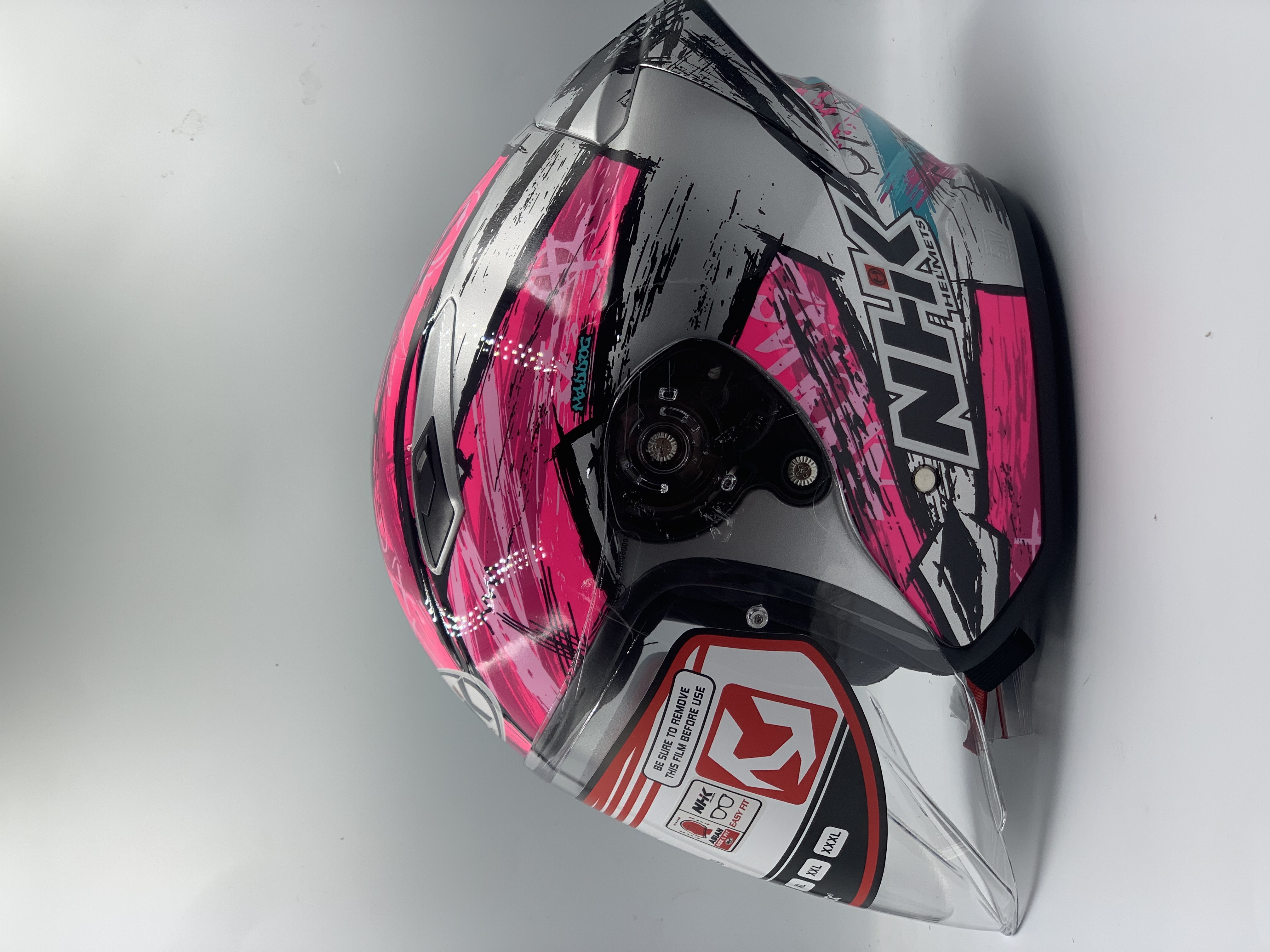 NHK Helmet S1GP S Archie Chrome Silver Glossy (ECE 22.06)